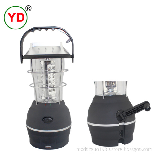 Solar LED Camping Light with Mobile Phone Charger for Outdoor Use